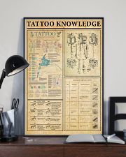 Tattoo Knowledge Black White Satin Portrait Poster 11x17 Poster lifestyle-poster-2