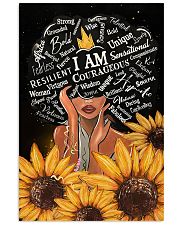 Black Girl I Am Afro Woman 11x17 Poster front