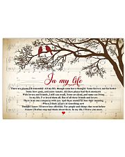 In My Life The Beatles Lyrics 24x16 Poster front