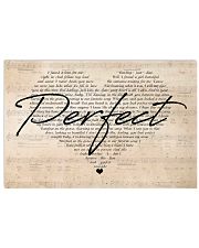 Ed Sheeran Perfect Lyrics Heart 24x16 Poster front