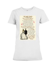 Daughter Dad - Dad Of Bride - Poster Premium Fit Ladies Tee tile