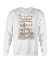 Daughter Mom - My Wish For You - Poster Crewneck Sweatshirt tile
