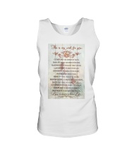Daughter Mom - My Wish For You - Poster Unisex Tank tile