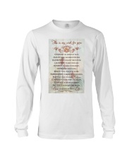 Daughter Mom - My Wish For You - Poster Long Sleeve Tee tile