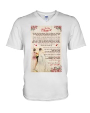 Daughter Mom - You Were The One - Poster V-Neck T-Shirt tile