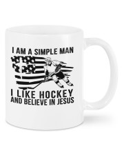 I Am A Simple Man I Like hockey and Believe In Jesus Mugs tile