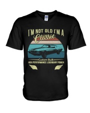 I'm not old I'm a classic custom built V-Neck T-Shirt tile