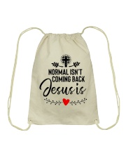 Normal Isn't Coming Back Drawstring Bag tile