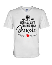 Normal Isn't Coming Back V-Neck T-Shirt tile