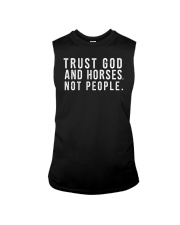 trust god and horses not people Sleeveless Tee tile
