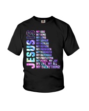 Jesus Is My All My Everything My God Lord Savior a Youth T-Shirt tile