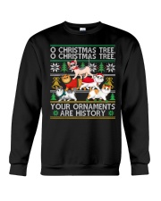 Cats Christmas Funny Ornaments Crewneck Sweatshirt tile