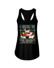 Cats Christmas Funny Ornaments Ladies Flowy Tank tile