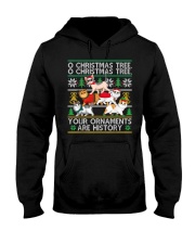 Cats Christmas Funny Ornaments Hooded Sweatshirt tile