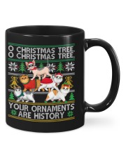 Cats Christmas Funny Ornaments Mugs tile