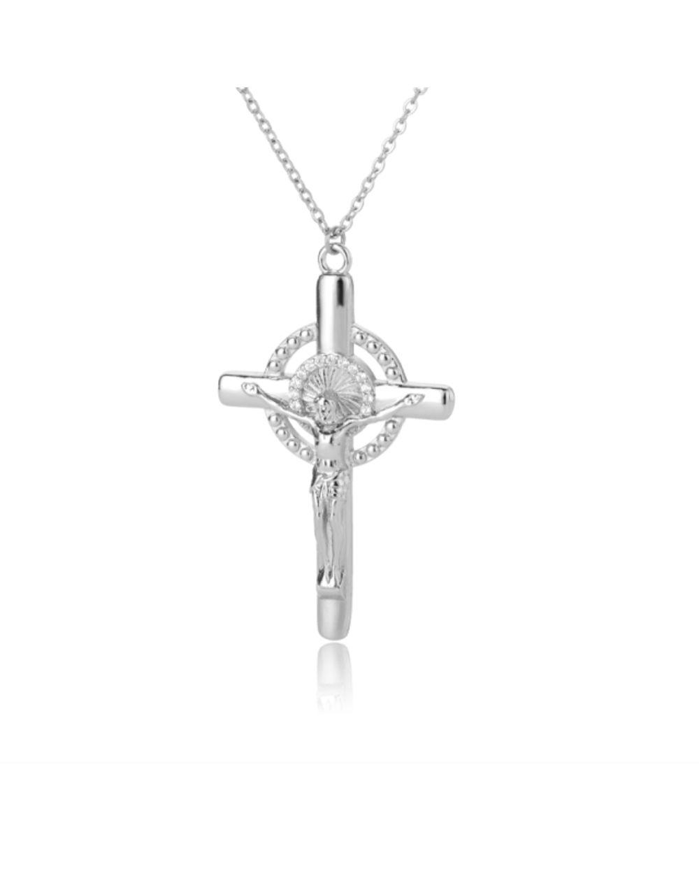 Stainless Steel Gold Cross template