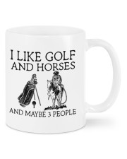 I like golf and and horses maybe 3 people Mugs tile