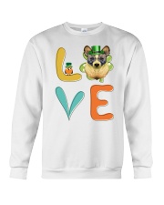 Basenji Shamrock St Patrick Day Crewneck Sweatshirt thumbnail