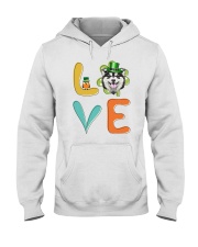 Alaskan Malamute Shamrock St Patrick Day Hooded Sweatshirt thumbnail