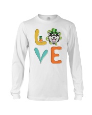 Alaskan Malamute Shamrock St Patrick Day Long Sleeve Tee thumbnail
