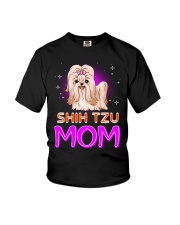 SHIH TZU Merry Christmas Youth T-Shirt thumbnail