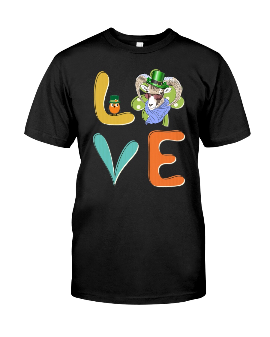 Alpine Ibex Shamrock St Patrick Day Classic T-Shirt