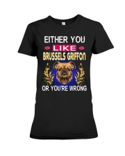 Either You Like BRUSSELS GRIFFON Premium Fit Ladies Tee thumbnail