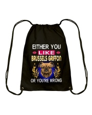 Either You Like BRUSSELS GRIFFON Drawstring Bag thumbnail