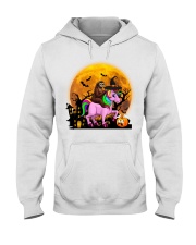 Sloth Space Sloth Riding On Unicorn Hooded Sweatshirt thumbnail