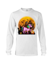 Sloth Space Sloth Riding On Unicorn Long Sleeve Tee thumbnail