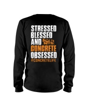 Stressed - Blessed - Concrete obsessed Long Sleeve Tee thumbnail