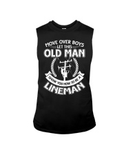 Move Over Boys Let This Old Lineman Show You Sleeveless Tee thumbnail