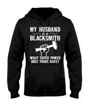 My Husband Is A Blacksmith Hooded Sweatshirt thumbnail