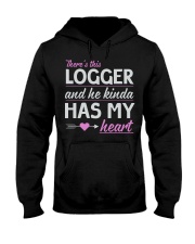 Logger's Wife - He kindle has my heart Hooded Sweatshirt thumbnail