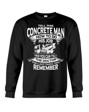 Tell This concrete man how to do his job Crewneck Sweatshirt thumbnail