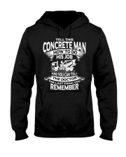 Tell This concrete man how to do his job Hooded Sweatshirt thumbnail