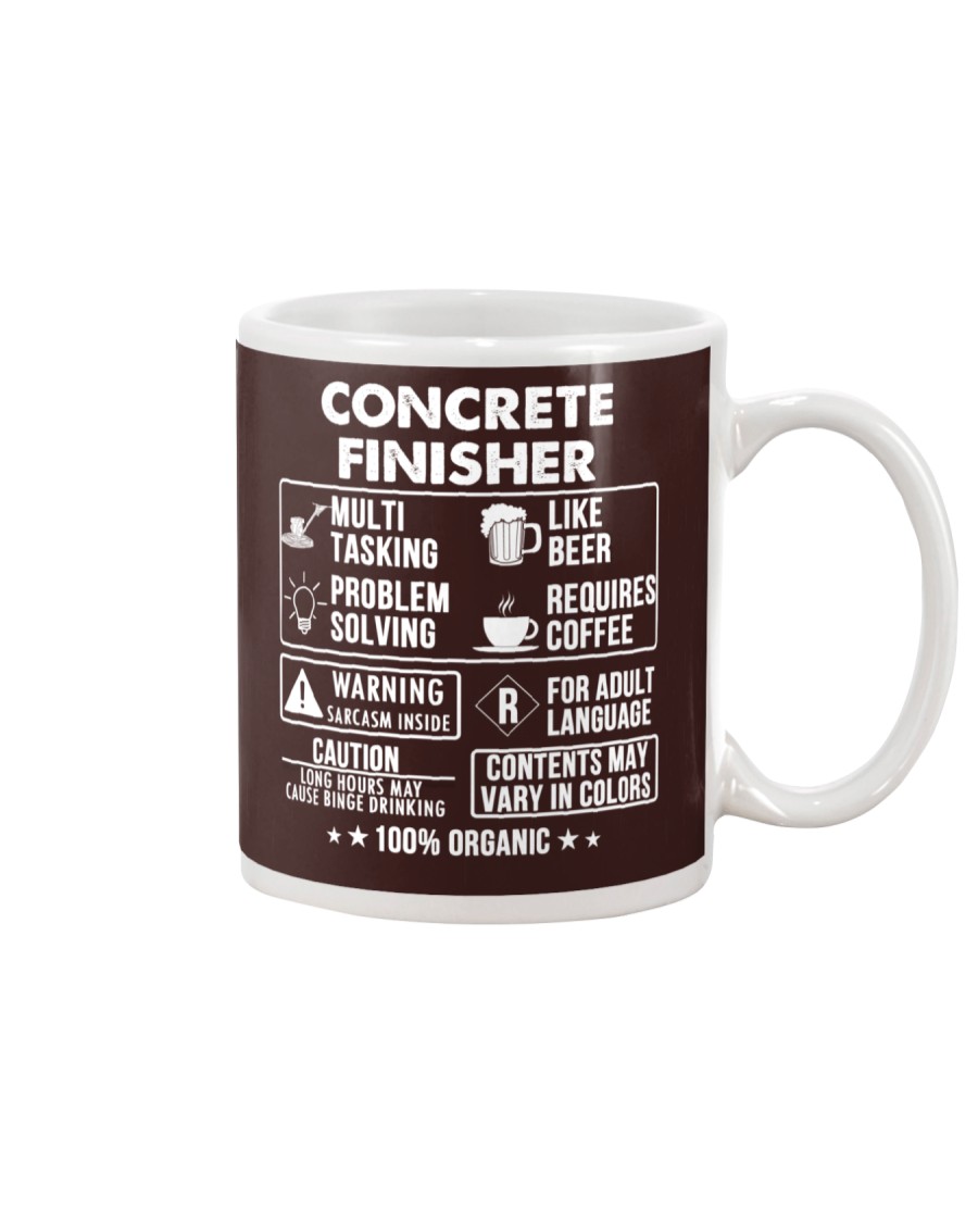 MUG - Concrete Finisher 100 Percent Organic Mug