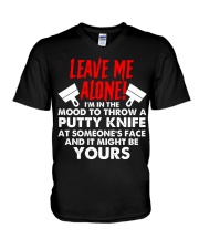 Drywaller - Leave Me Alone V-Neck T-Shirt thumbnail