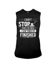 Concrete - I STOP WHEN I FINISH Sleeveless Tee thumbnail