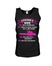 Logger's Wife - Yes We are still married Unisex Tank thumbnail