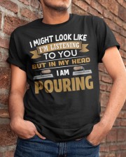 CONCRETE - BUT IN MY HEAD I AM POURING Classic T-Shirt apparel-classic-tshirt-lifestyle-26