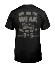 Concrete - Not For The Weak Classic T-Shirt back