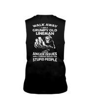 Walk Away I Am A Grumpy Old Lineman Sleeveless Tee thumbnail