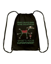 I make wine disappear Drawstring Bag thumbnail