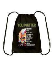 You Matter Drawstring Bag tile