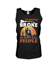 My broom broke Unisex Tank thumbnail