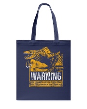 Skullcrawler Warning Tote Bag thumbnail