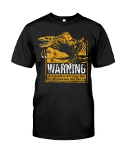 Skullcrawler Warning Classic T-Shirt front