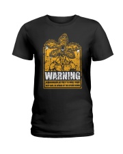 Be afraid of the Upside Down Ladies T-Shirt tile