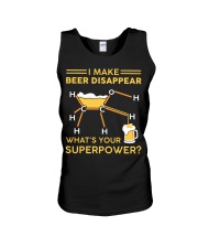 I make beer disappear Unisex Tank tile